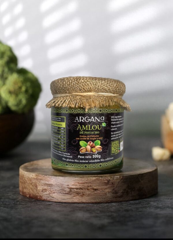AMLOU DE PISTACHO 300g CON ACEITE DE ARGAN - Imagen 2